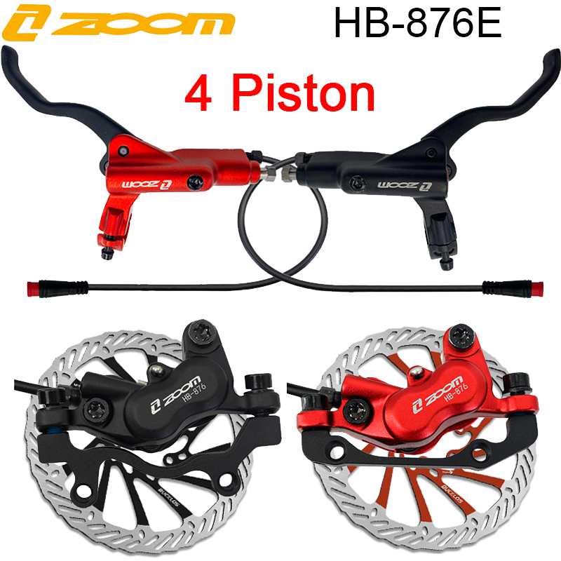 Zoom Hydraulic Brake 4 Piston E-Scooter - ZOOM HB-876E Zestaw hamulców tarczowych do