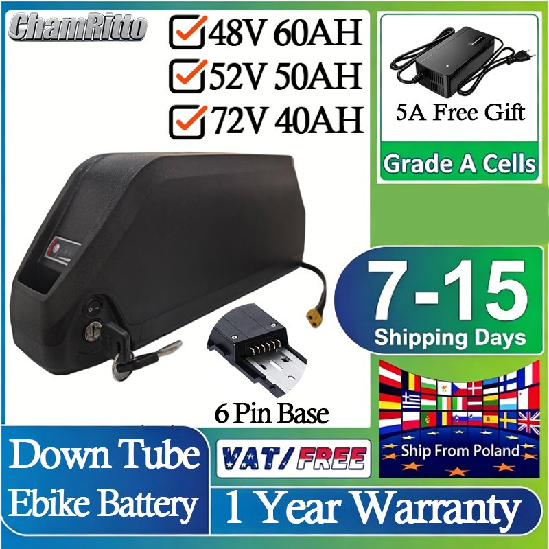 60V 30Ah 21700 Battery Pack - Akumulator do e-bike'a 52V 50AH 21700,