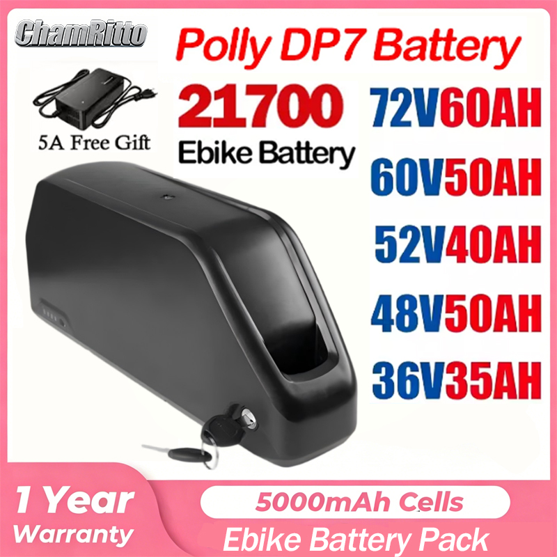 60V 30Ah 21700 Battery Pack - Akumulator Hailong Polly 52V 50Ah 48V