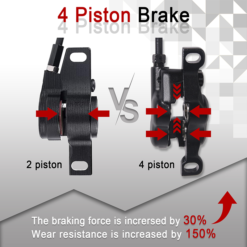 ZOOM HB-876E Zestaw hamulców t – Zoom Hydraulic Brake 4 Piston E-Scooter recenzja i cena