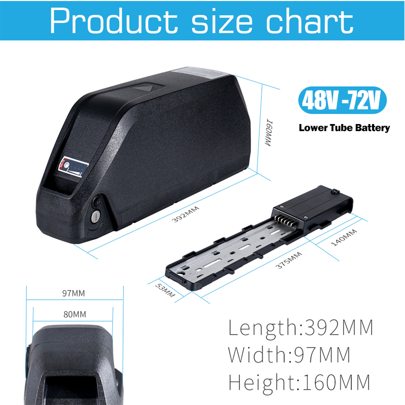 Akumulator do e-bike'a 52V 50A – 60V 30Ah 21700 Battery Pack recenzja i cena