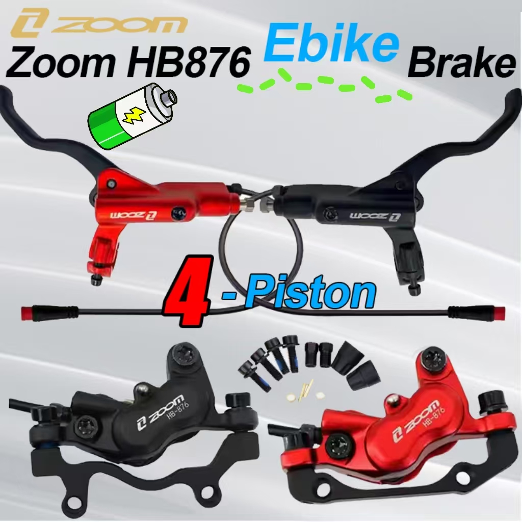 ZOOM HB-876E E-Bike 4-tłokowy  – Zoom Hydraulic Brake 4 Piston E-Scooter recenzja i cena