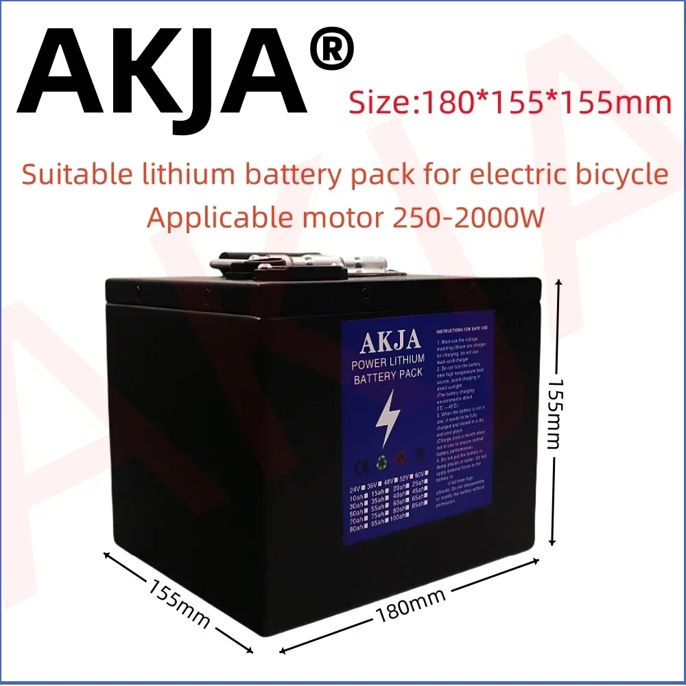 Szybki transport powietrza 36  – 72V 30Ah Lifepo4 Battery Pack recenzja i cena